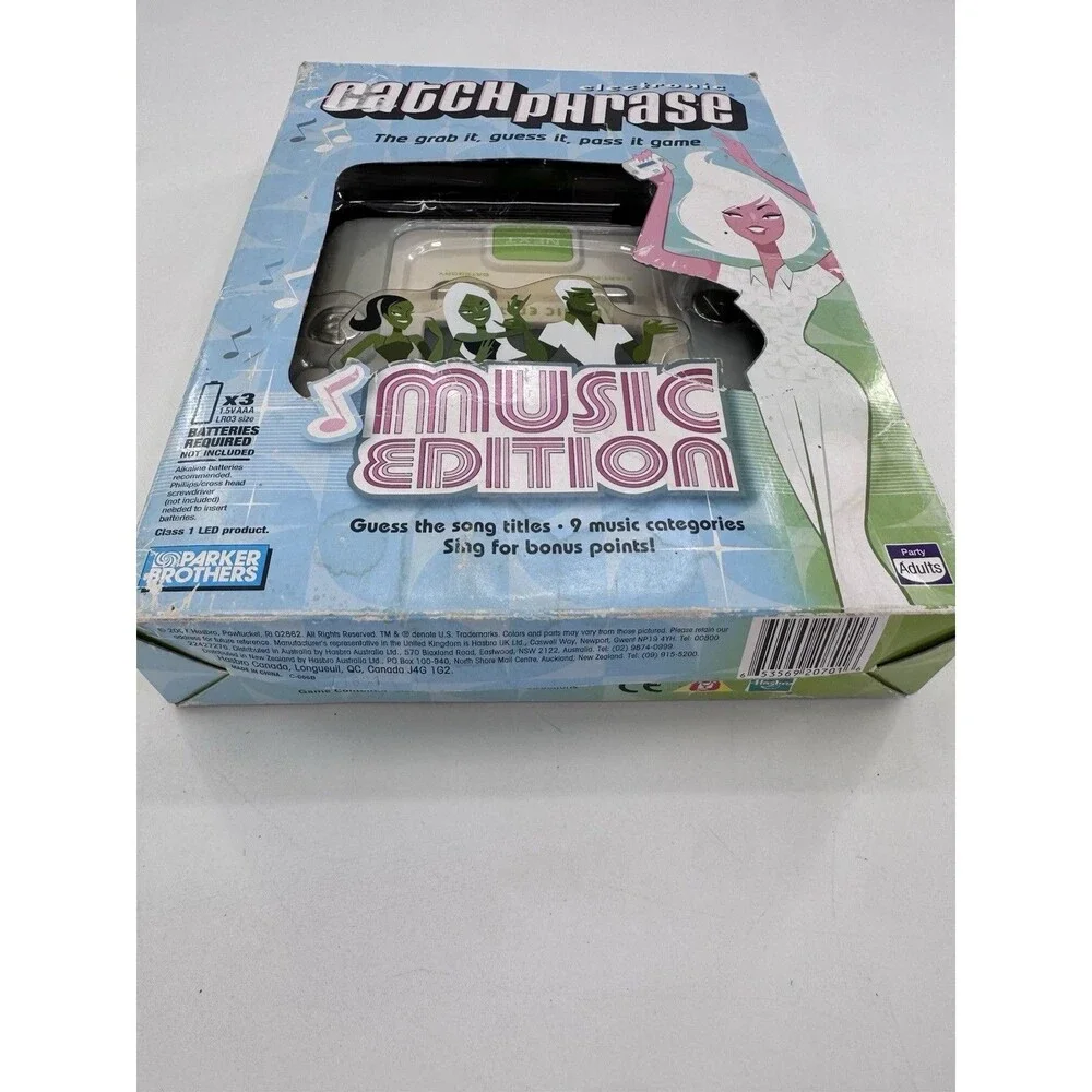 Catch Phrase Music Edition Hasbro 2007 Words Party Electronic Game Fast Shipping